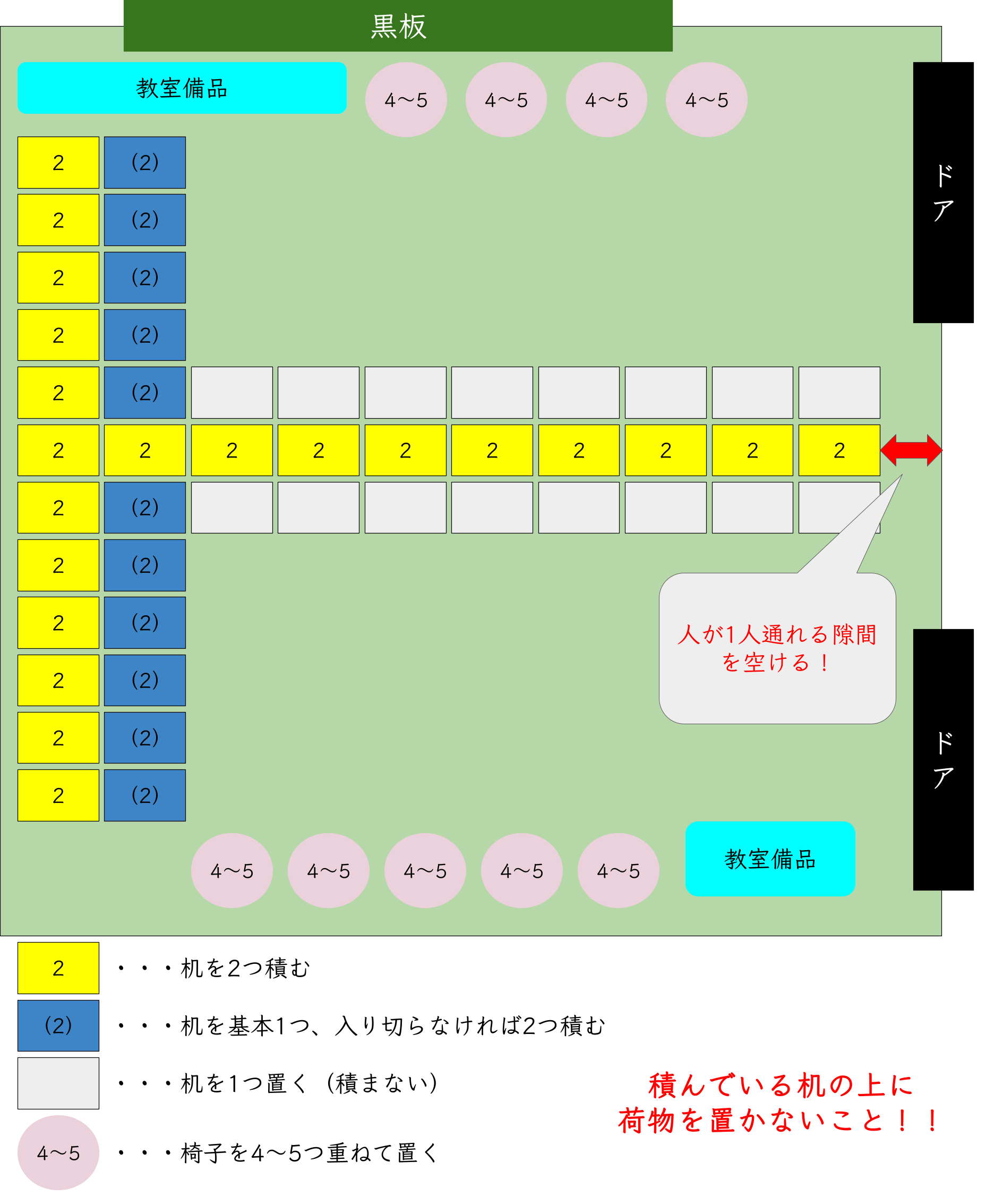 荷物教室レイアウト1